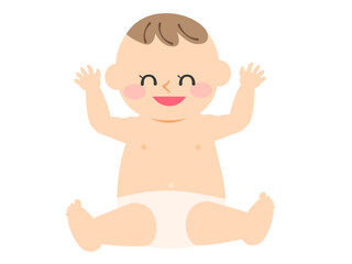 喜ぶ赤ちゃん