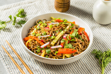 Healthy Organic Asian Noodle Salad