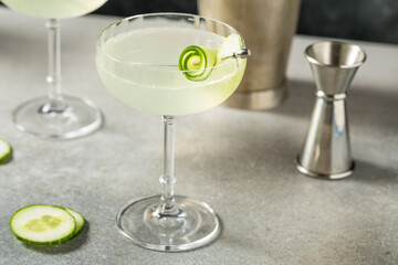 Cold Boozy Cucumber Martini