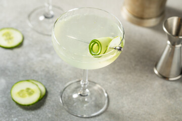 Cold Boozy Cucumber Martini