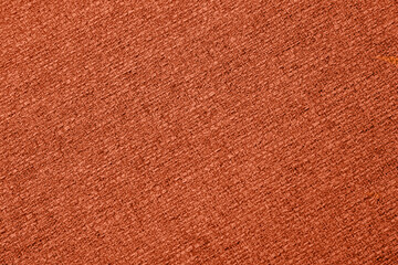 Fototapeta premium Orange background fabric texture macro