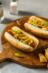 Homemade Chicago Style Maxwell Street Polish Sausage