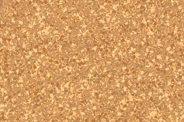 Corkboard. Seamless pattern with grainy texture. Background for photos, notes, to-do and shopping lists. Cork board for pinning sheets of paper. Backdrop for scrapbooking. Vector illustration.