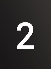 Brand new flight board font.
