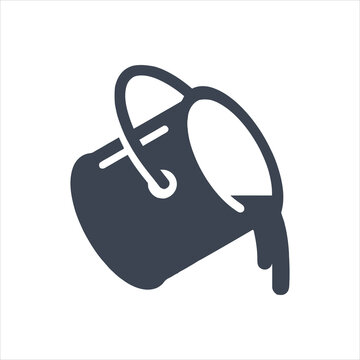 recommend clip art: Paint bucket pouring icon