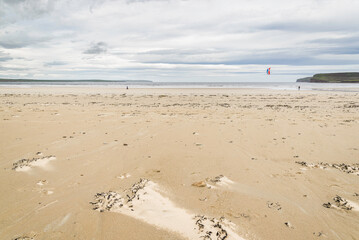 Scottish landscapes around Caithness beach, Northen Scotland landscapes, during a springtime day