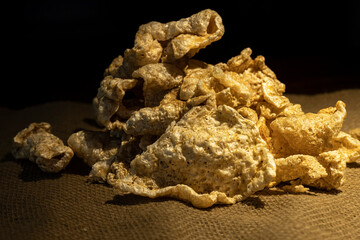 Obraz premium Chicharrones aka pork skins, greaves or cracklins.