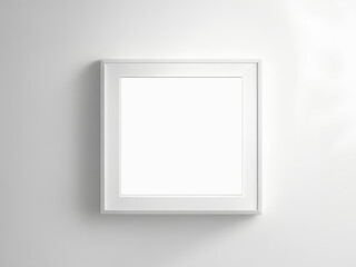 Room interior with template for a picture. Mockup. AI