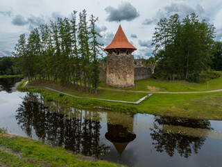 Fototapeta premium Ergeme castle ruins, Latvia
