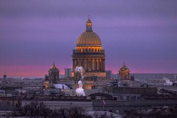 Fototapeta na wymiar view of the town Saint Petersburg