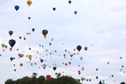 Montgolfi&egrave;res au GEMAB23 Grand Est Mondial Air Ballons 2023