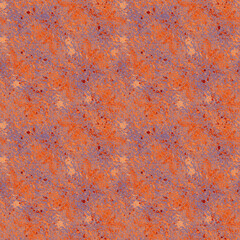 Watercolor seamless pattern of red abstract maple leaves