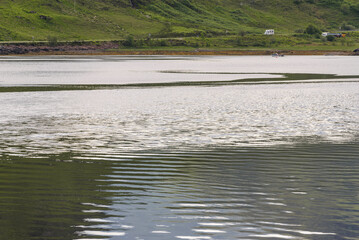 landscape along the road from Ballaculish to the isle of Skye, Scotland