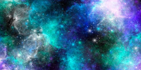 background with stars dark galaxy colorful effects light shades neon twilight skies blue pink modern trend effect image love design 