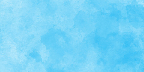 Bright painted sky blue watercolor background,blue watercolor background. blue watercolor abstract background.Stain artistic vector used as being an element, design and card,