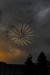 fireworks in the sky