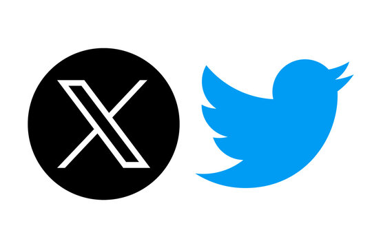 X. X logo. Twitter. New Twitter. Twitter logo and mystery app X. Twitter may be renamed X. Elon Musk. The x sign has been taken down from twitter/x headquarters