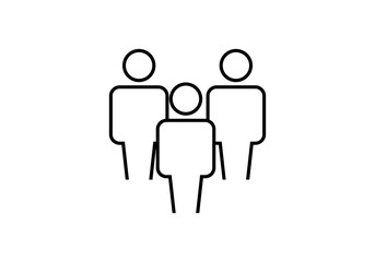 Business icon vector, Business illustrator line icon, Arts illustrator