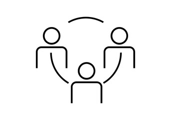 Business icon vector, Business illustrator line icon, Arts illustrator