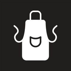 apron icon simple design art eps 10