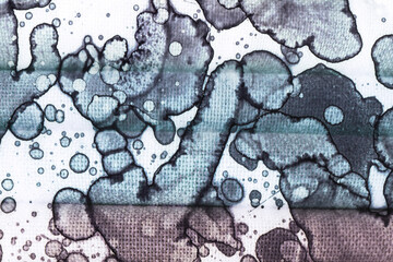 Abstract art with alcohol ink and watercolor. Modern Art. Interior picture