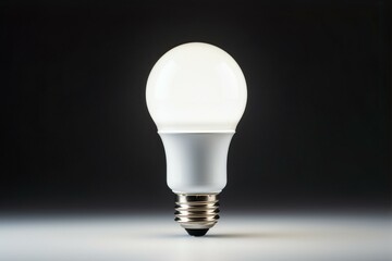 Brilliant Darkness: The Fluorescent Bulb's Glow, Generative AI