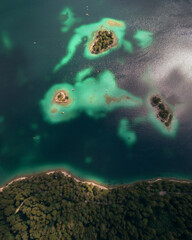Obraz premium Drone Shot of the Eibsee