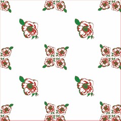 floral pattern with flowers