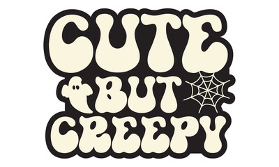 Cute but creepy Retro SVG
