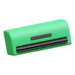 air conditioner 3d render illustration