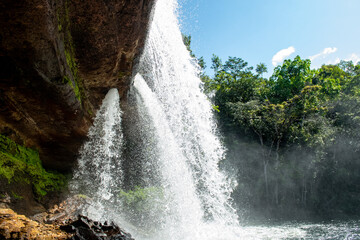 Cachoeira do Sucuriju na floresta Amaz&ocirc;nica n Estado do Amap&aacute;.  