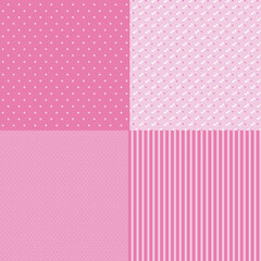 Doll Pink Girl Pattern Girly