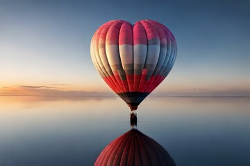 hot air balloon in the sky .AI generated
