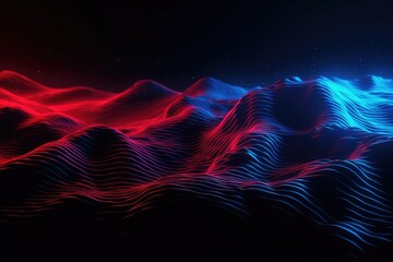 abstract background with waves