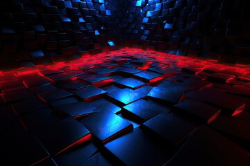 Fototapeta premium abstract background with squares