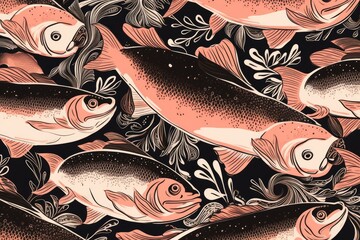 background with fish