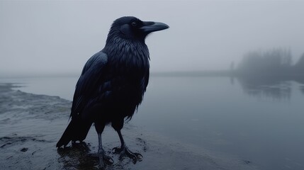 Fototapeta premium crow in nature