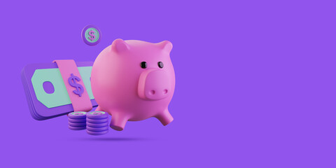 3d rendering Financial literacy Personal finance Saving money Cash flow Financial planning Credit Wealth management interest rates Compound interest 