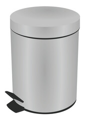 Home recycle bin. vector illustration