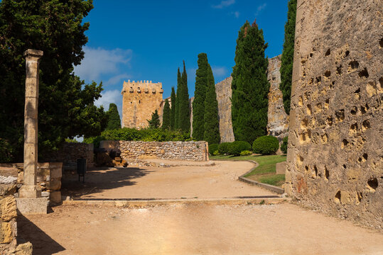 Tarragona old roman walls in Spain