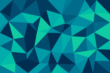 abstract geometric background green triangles