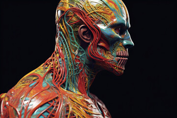 Abundance of Wealth: A Mesmerizing Display of Stacked Gold Coins and a Timeless Watch [Generative AI]