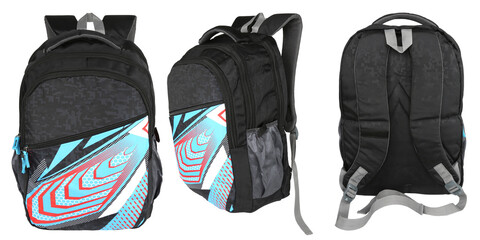 Images of a backpack on a white background