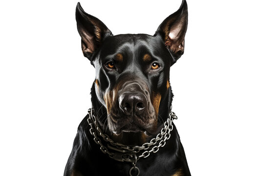 Premium Photo  American bully dog with gold chain on black background  generative aixa