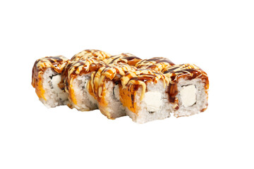 set of sushi isolated 