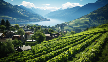 Fototapeta premium Group of Friends Enjoying a Cozy Beach Bonfire Under the Starry Night Sky - Generative AI