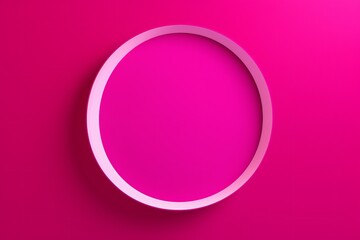 Illustration of a pink circle on a pink background created using generative AI