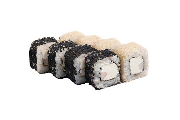 set of sushi isolated 