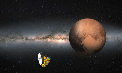 New Horizons spacecraft and Pluto 