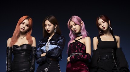 kpop girl group on the scene